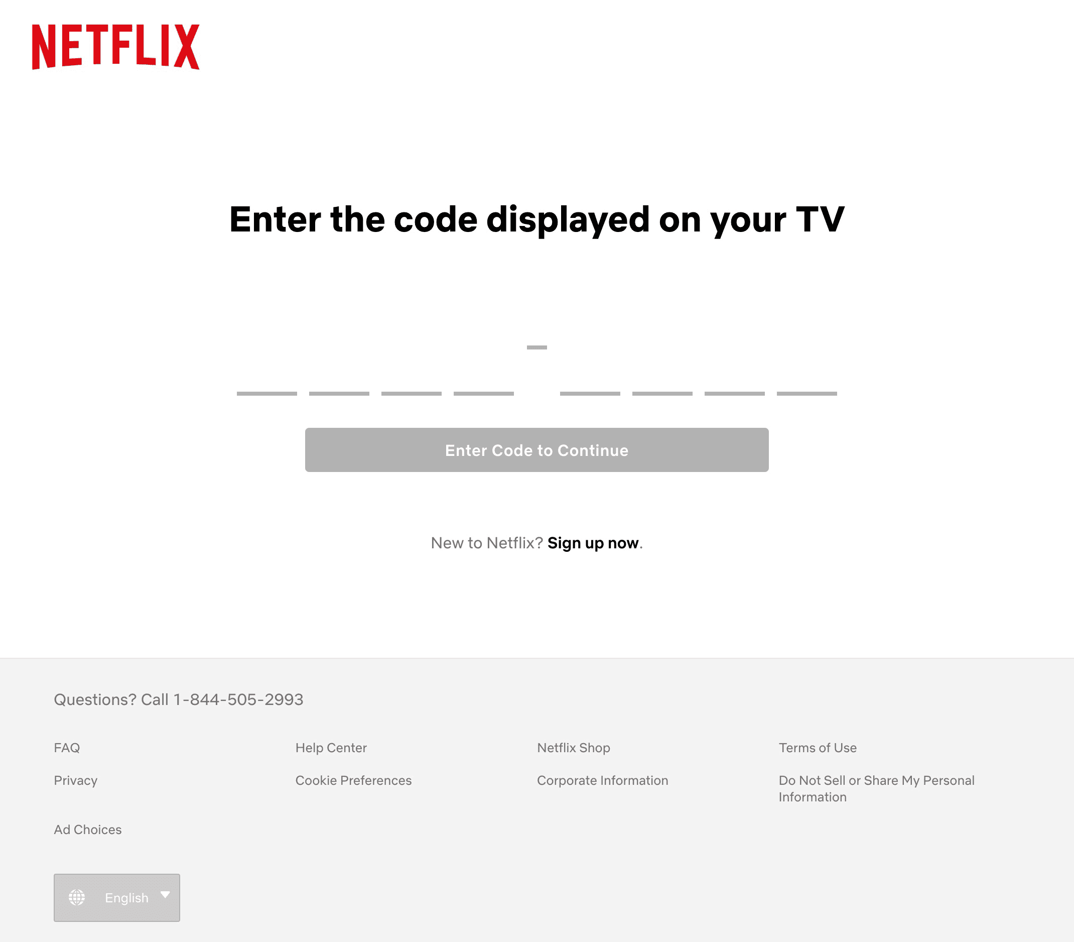 The (likely) familiar Device Authorization flow from Netflix. Developers enter a code displayed on their TV when authenticating in the browser.